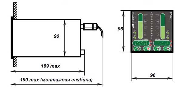 Габаритные размеры